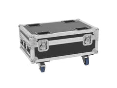 Flightcase ROADINGER 4x AKKU IP UP-4 Plus HCL Spot WDMX con función de carga