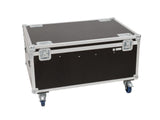 ROADINGER Flightcase para 8x LED IP PAR 12x8W QCL/12x9 SQL Spot con ruedas