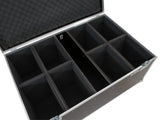ROADINGER Flightcase para 8x LED IP PAR 12x8W QCL/12x9 SQL Spot con ruedas