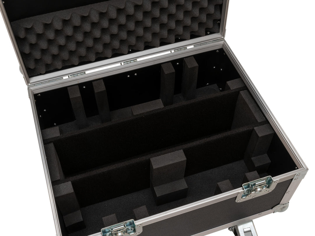 ROADINGER Flightcase para 4x LED CLS-9 QCL RGB/WW 9x7W