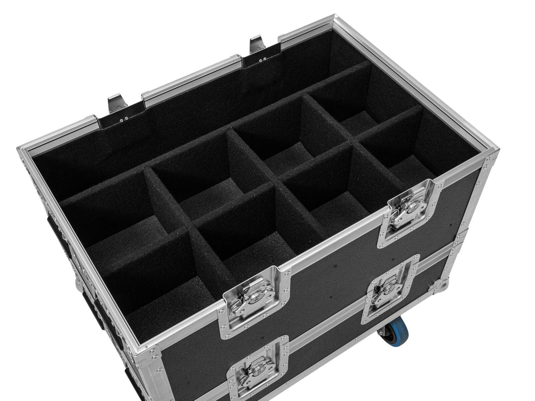 ROADINGER Flightcase Extension 8x SILENT PAR 6 QCL FLOOR para BAS-1