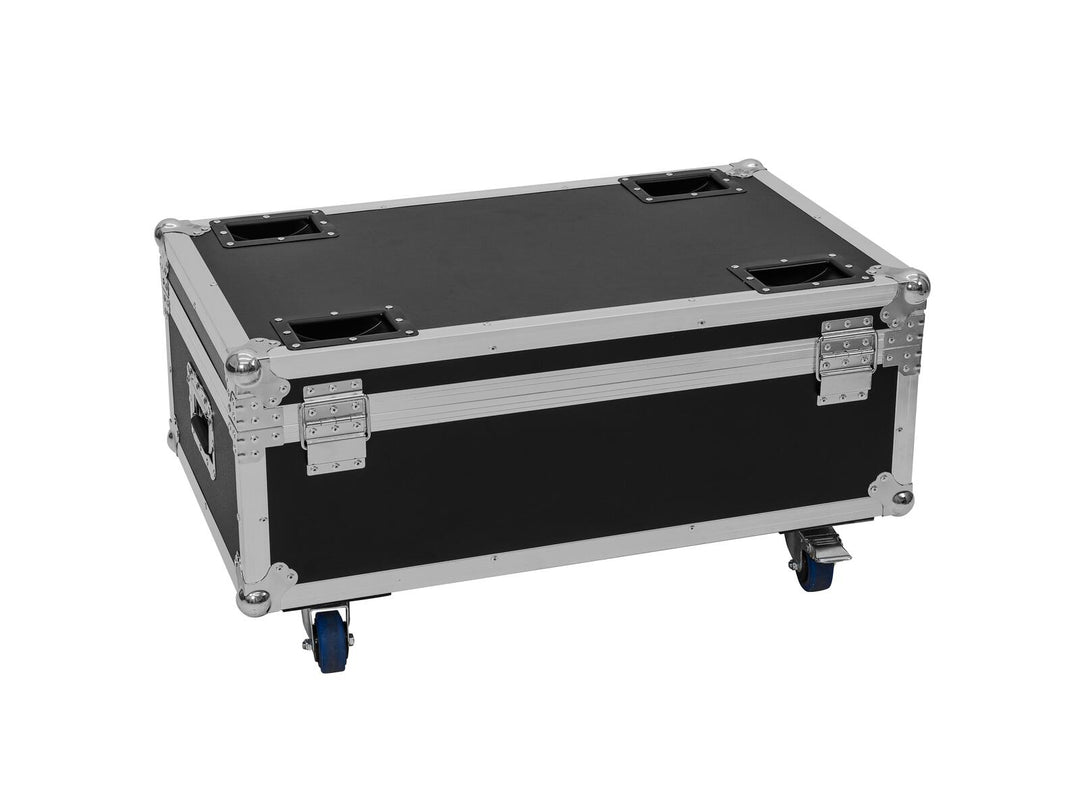 ROADINGER Flightcase 4x LED CLS-18 QCL RGB/WW con ruedas