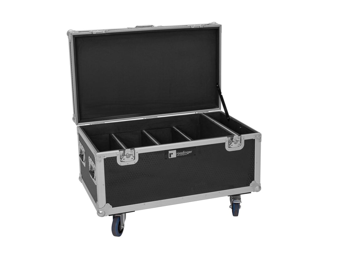 EUROLITE Set 4x Multiflood IP 8x10W RGBW Wash + Estuche