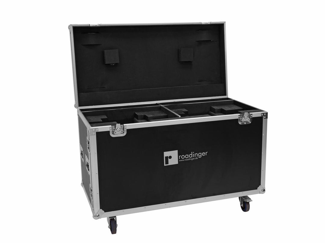 ROADINGER Flightcase 2x DMH-640 con ruedas