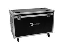 ROADINGER Flightcase 2x DMH-640 con ruedas