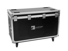 ROADINGER Flightcase 2x DMH-640 con ruedas