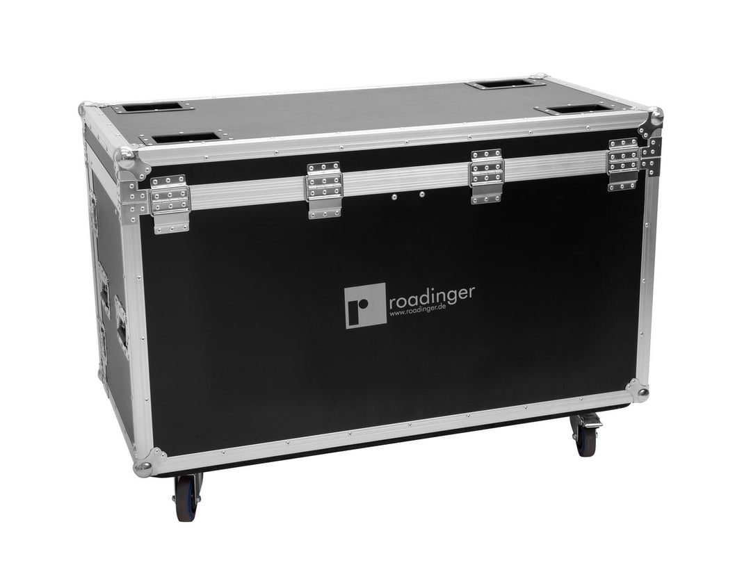 ROADINGER Flightcase 2x DMH-640 con ruedas