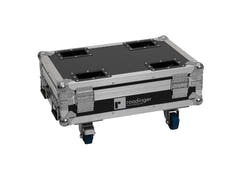 ROADINGER Flightcase para 8x AKKU Mini IP UP-4 QCL Spot MK2 con función de carga