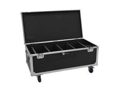 ROADINGER Flightcase 4x AKKU Multiflood IP 18x10W RGBW Wash CRMX con función de carga