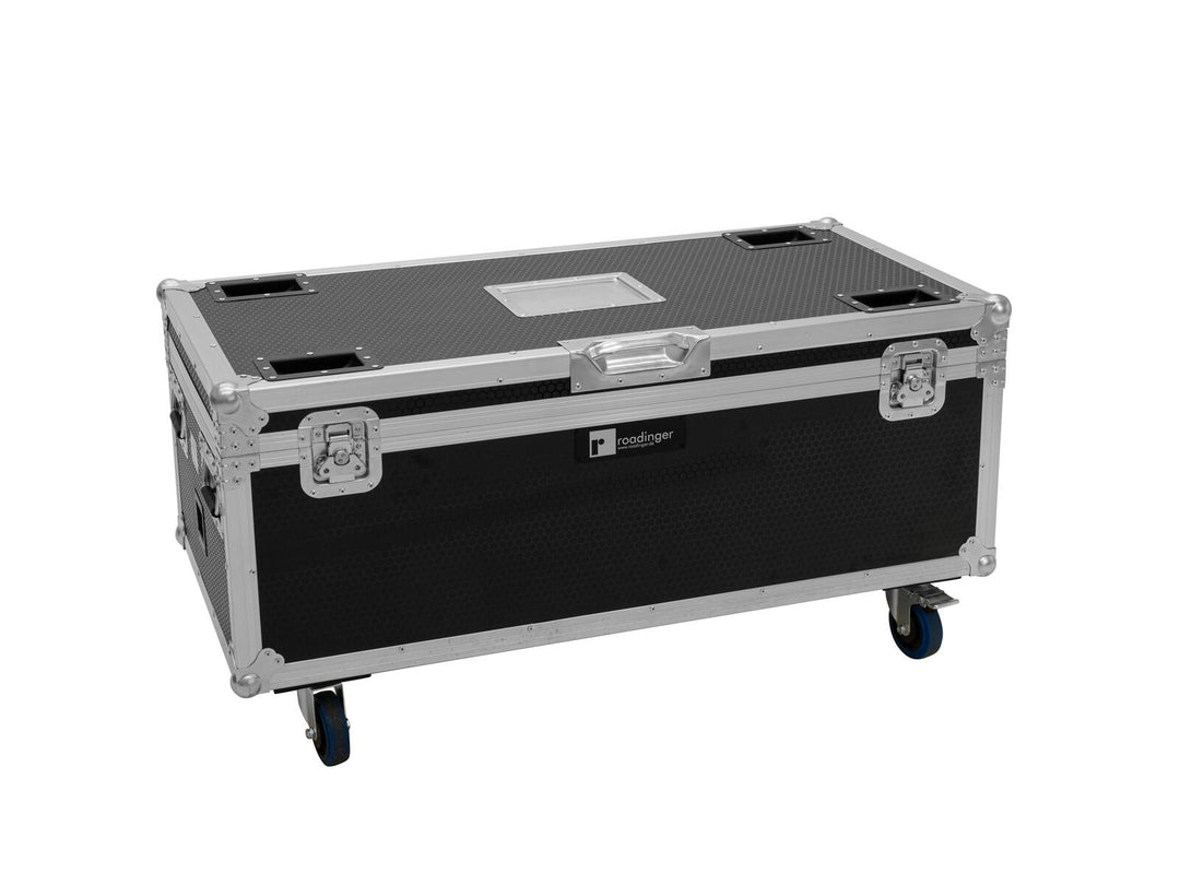 ROADINGER Flightcase 4x AKKU Multiflood IP 18x10W RGBW Wash CRMX con función de carga
