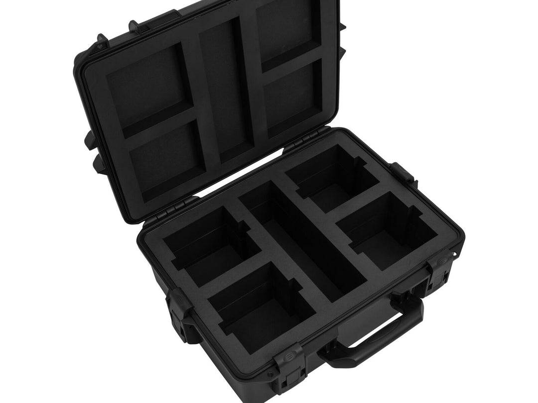 ROADINGER Plastic Case para 4x AKKU UP-4 QCL Spot QuickDMX MK2