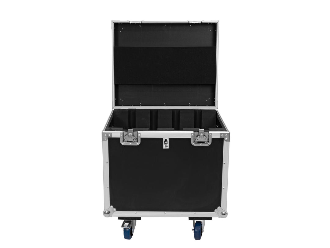 ROADINGER Flightcase 4x Pixel Matrix Panel 5x5 RGB/WW con ruedas