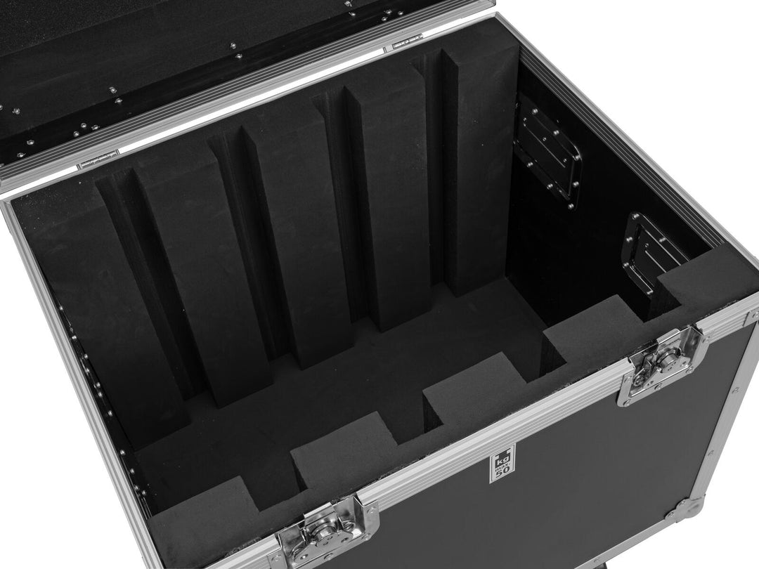 ROADINGER Flightcase 4x Pixel Matrix Panel 5x5 RGB/WW con ruedas