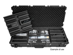 ROADINGER estuche de plástico para 4x AKKU IP Pixel Tube 360° CRMX