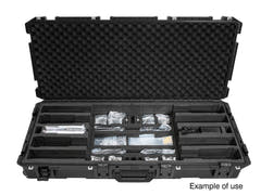 ROADINGER estuche de plástico para 4x AKKU IP Pixel Tube 360° CRMX