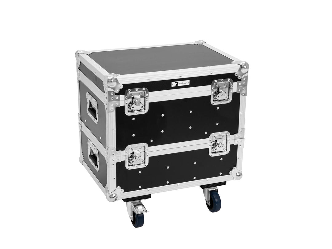 ROADINGER Flightcase para 8x IP PIX Strobe RGB CW+WW con ruedas