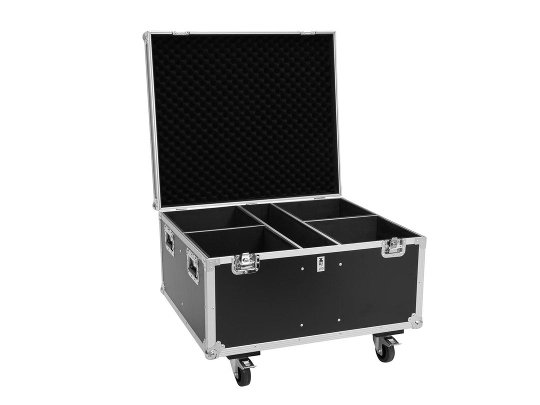 ROADINGER Flightcase 4x THA-100F MK3 con ruedas