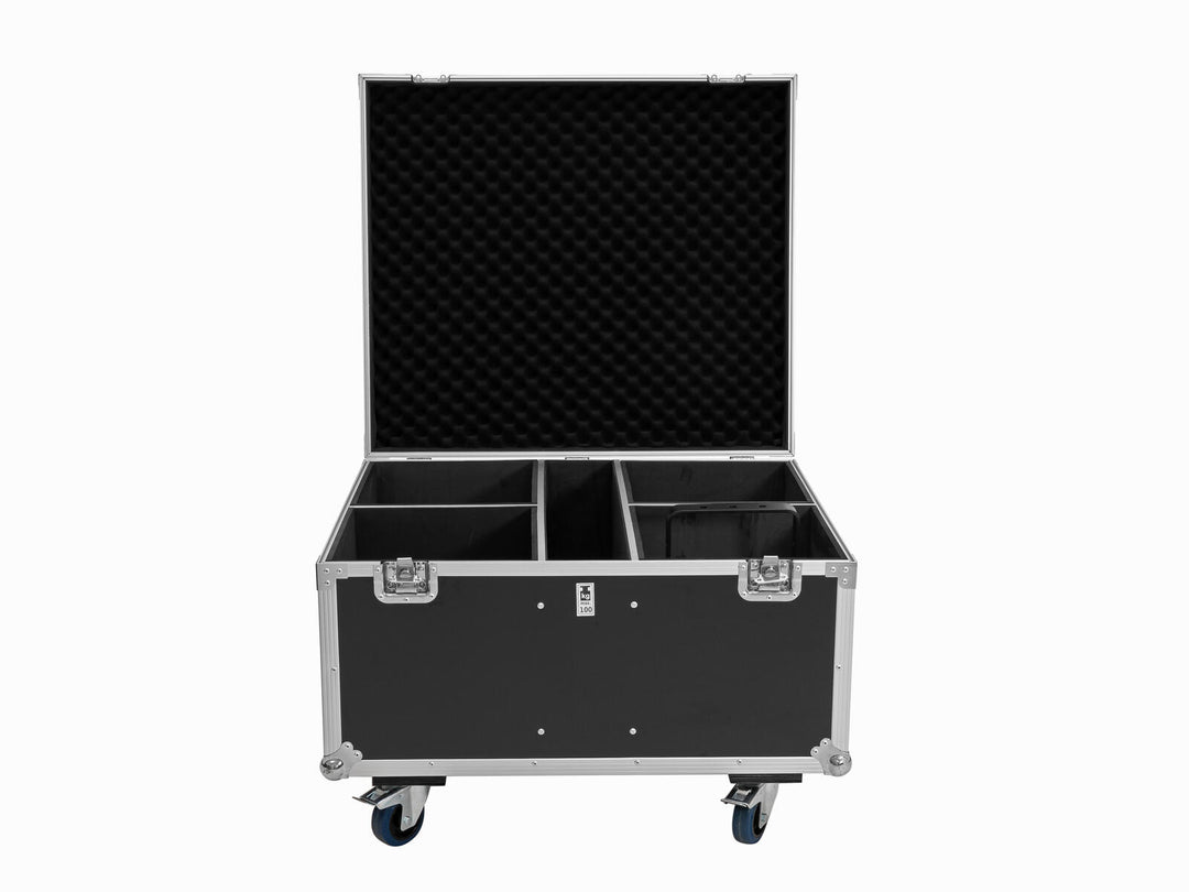 ROADINGER Flightcase 4x THA-100F MK3 con ruedas