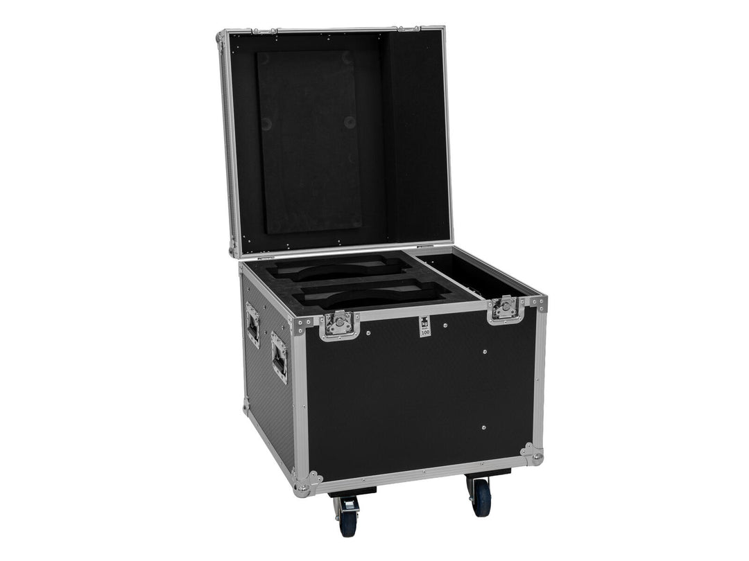 ROADINGER Flightcase PRO 2x IP TMH-W285 con ruedas