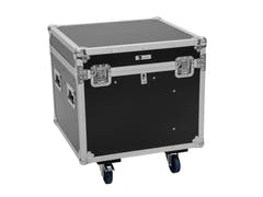 ROADINGER Flightcase PRO 2x IP TMH-W285 con ruedas