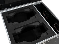 ROADINGER Flightcase PRO 2x IP TMH-W285 con ruedas