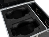 ROADINGER Flightcase PRO 2x IP TMH-W285 with wheels