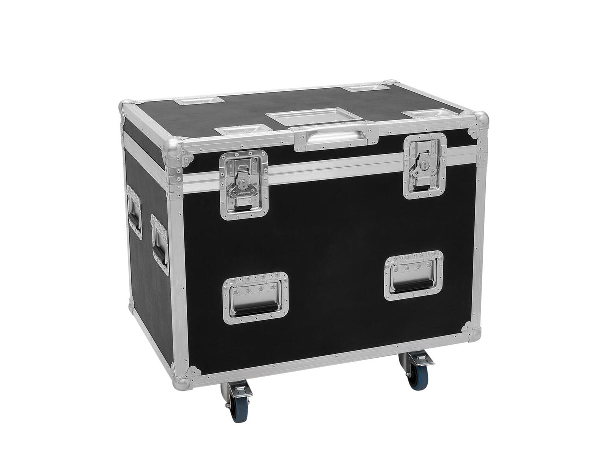 ROADINGER Flightcase HIGHLINE 4x LED IP TMH-S250/B250, with wheels