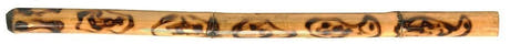 Didgeridoo Kamballa de bambú flameado, aprox. 120 cm