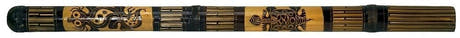 Didgeridoo Kamballa de bambú grabado, aprox. 120 cm
