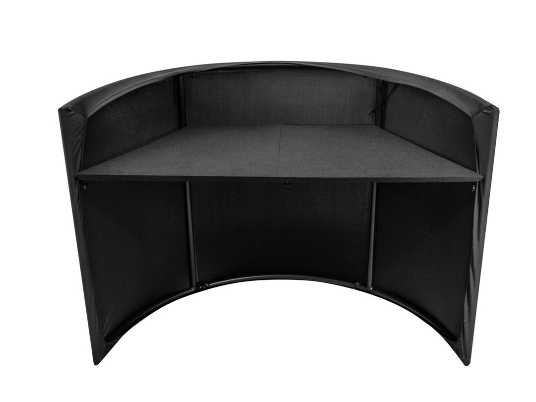 Soporte móvil curvado para eventos OMNITRONIC