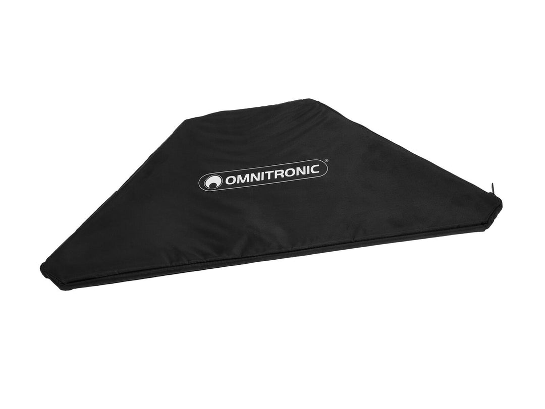OMNITRONIC Placas de esquina incl. bolsa para soporte de DJ móvil wh