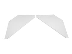 OMNITRONIC Placas de esquina incl. bolsa para soporte de DJ móvil wh