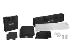 EUROLITE 2x Stage Stand 150cm incl. Cover y bag, negro