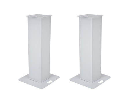 EUROLITE 2x soporte Stage 150cm incl. funda y bolsa, blanco