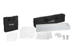 EUROLITE 2x soporte Stage 150cm incl. funda y bolsa, blanco