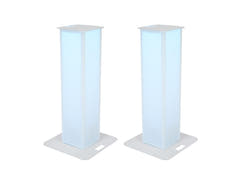 EUROLITE 2x soporte Stage 150cm incl. funda y bolsa, blanco