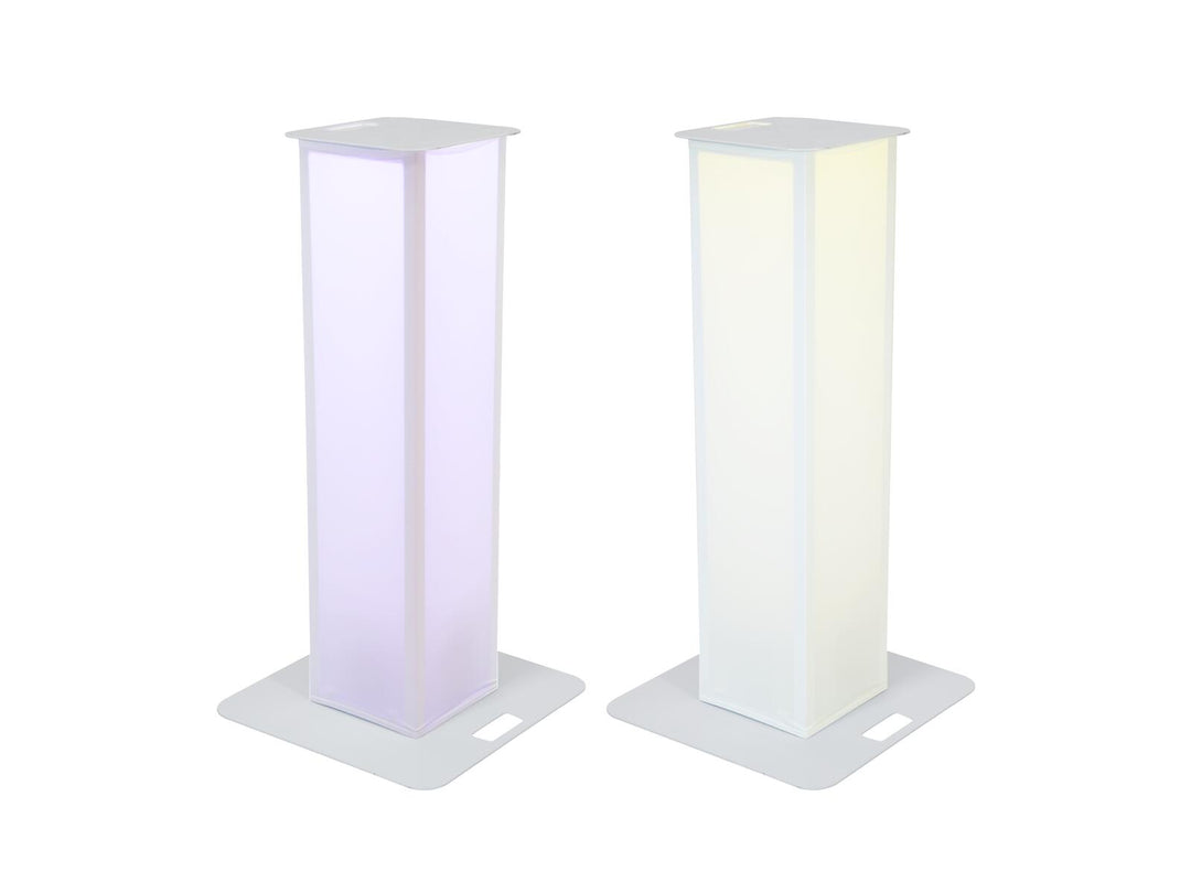 EUROLITE 2x soporte Stage 150cm incl. funda y bolsa, blanco