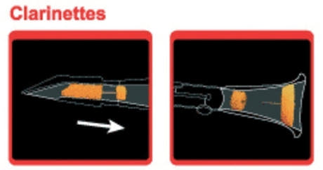 Saxmute kit de sordina para clarinete, dos piezas