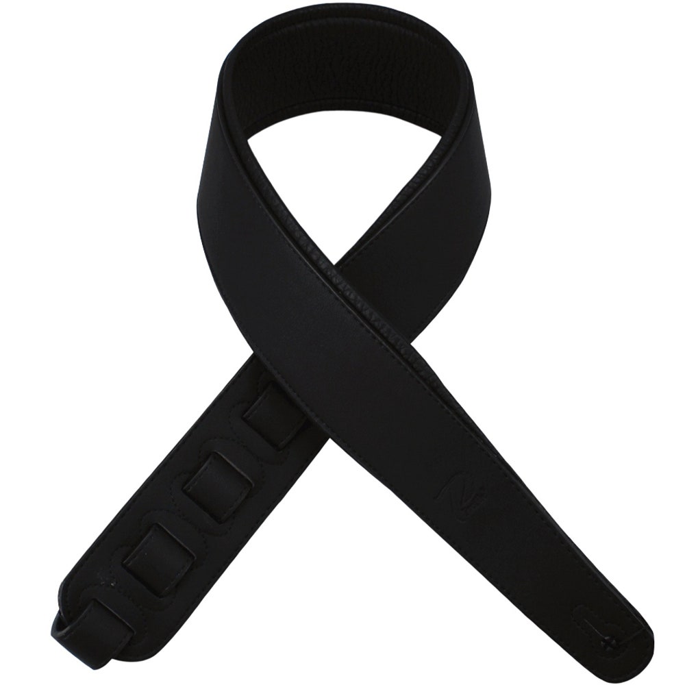 Profile STB-BK Correa de cuero de vestir Black