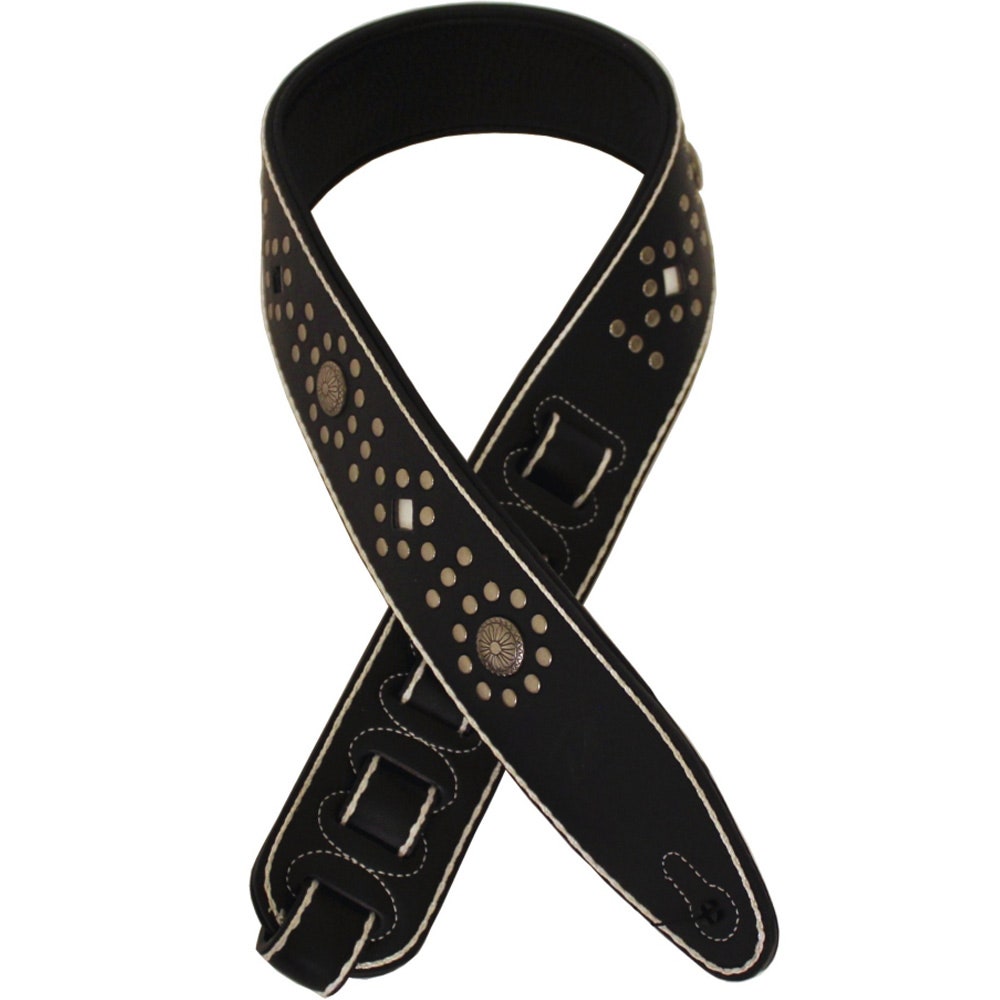 Profile DLX01-2 Correa de cuero de vestir Black