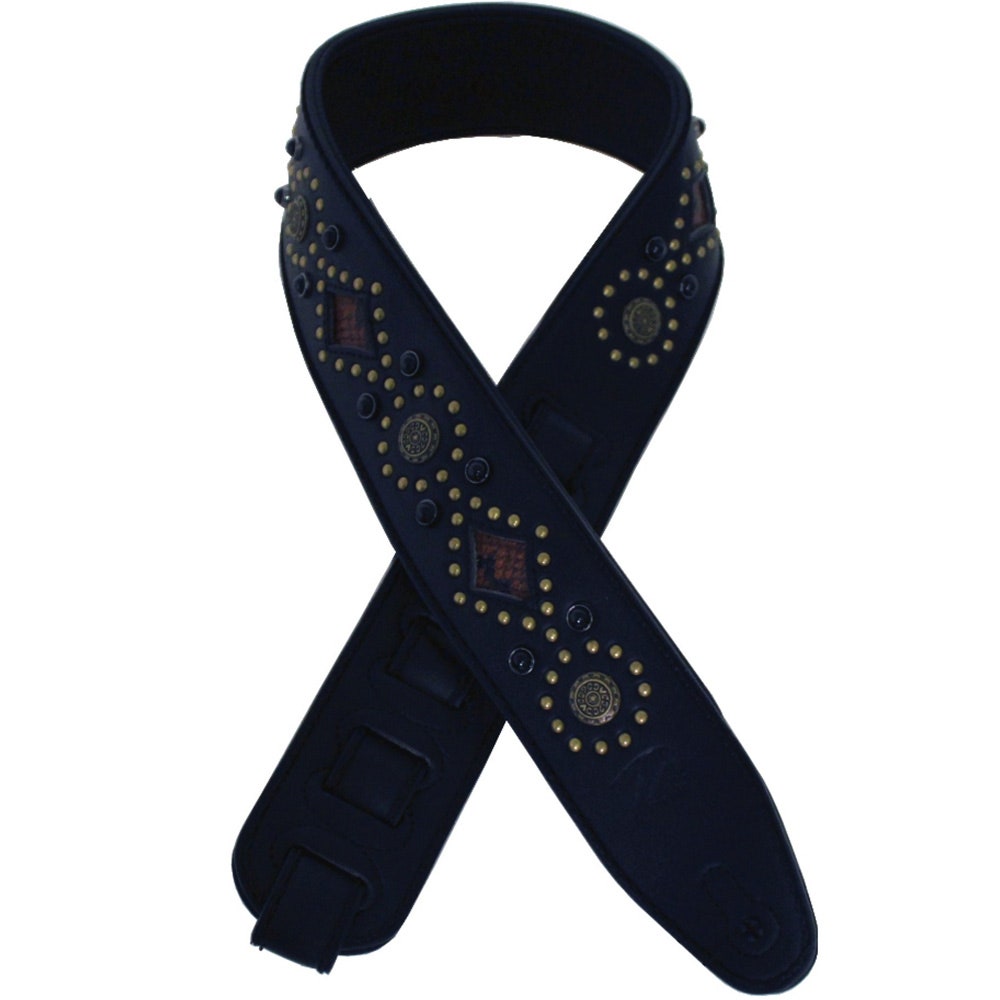 Profile DLX02-3 Correa de cuero de vestir Black