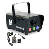 Firefog Hornet 400LED máquina de niebla de 400 W con LED y 2 mandos a distancia, negra