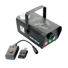 Firefog Hornet 400LED máquina de niebla de 400 W con LED y 2 mandos a distancia, negra