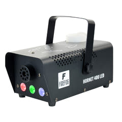 Firefog Hornet 400LED máquina de niebla de 400 W con LED y 2 mandos a distancia, negra