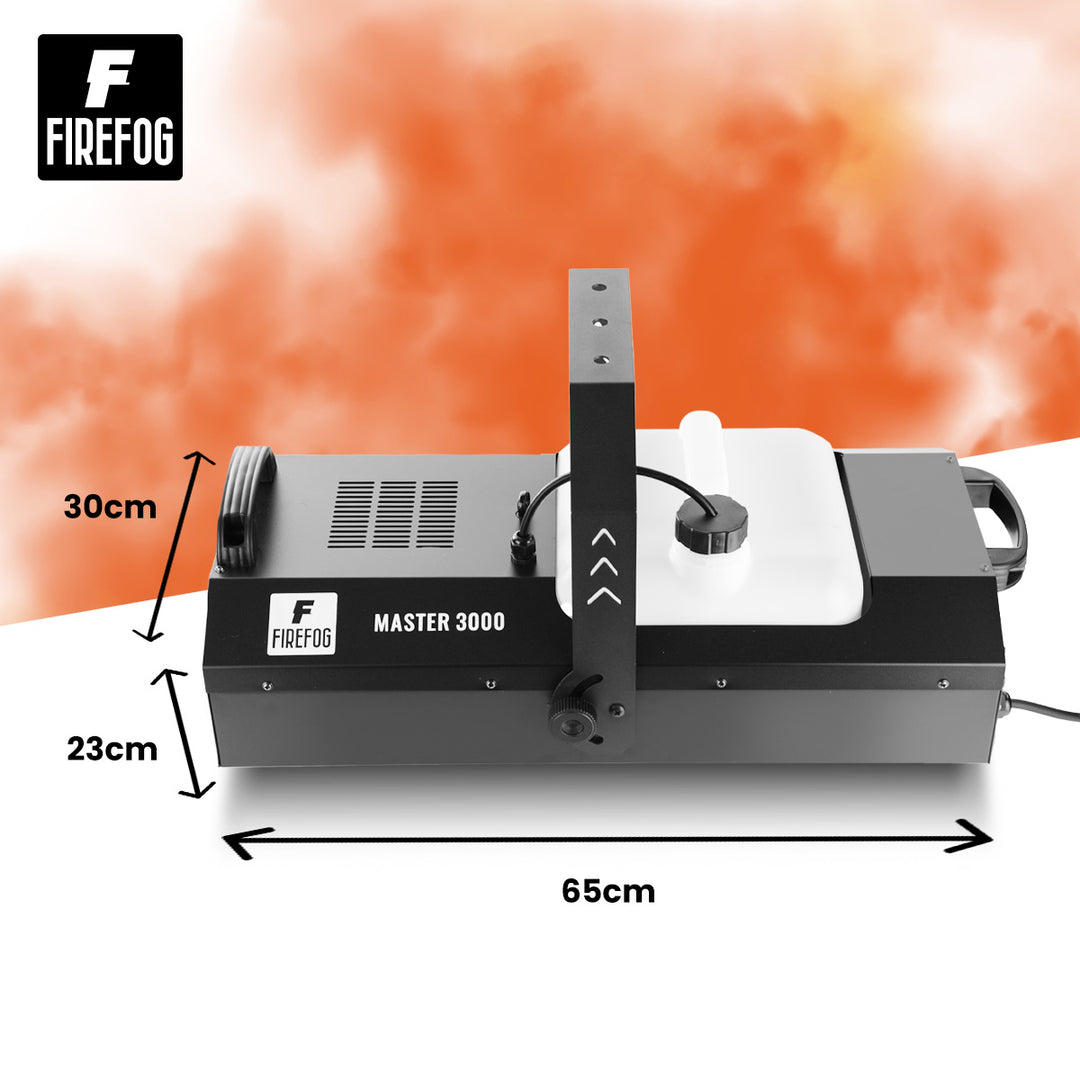 Firefog Master 3000 máquina de niebla de 3000 W con DMX y mando a distancia