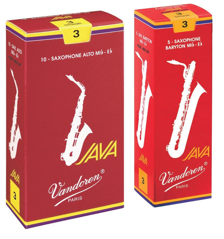 Vandoren Reeds Cañas para saxofón soprano Java Filed Red - 3
