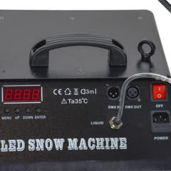 Firefog Snow 1500LED máquinas de nieve 1500 W con RGB LED y DMX