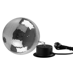 Bola de espejos de 20 cm con motor
