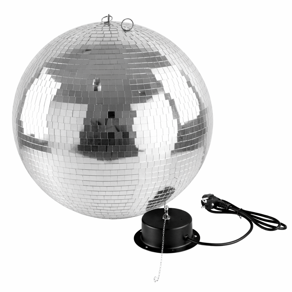 Bola de espejos de 40 cm con motor