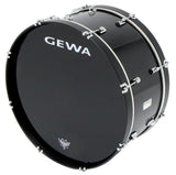 Bombo de marcha GEWA 26" x 14", negro, parches Remo